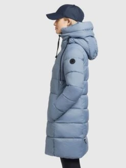 Khujo Manteaux Dhiver Manteau D’hiver Tuula Femme Bleu Fumé -Khujo b702f49c1a65cc596b13428f794ce4fd