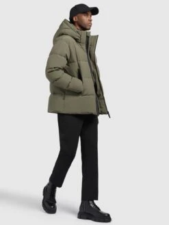 Khujo Vestes Dextérieur Veste Fonctionnelle TURREL Homme Olive -Khujo ba3814dcbb4e0b04afc32570b88f6ba5