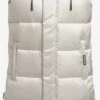 Khujo Vestes Sans Manches Gilet Tourin Femme Blanc Perle -Khujo bc56f121b1caf232639178d0f5bb627c