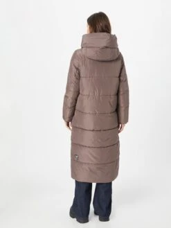 Khujo Manteaux De Mi-saison Manteau Mi-saison Soulani Femme Taupe -Khujo bed1f7423d10a313624d9f4124c2b067