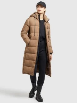 Khujo Manteaux Dhiver Manteau D’hiver Julina Femme Noisette -Khujo c52b691c8f64de92ab3194b76ec8d87b