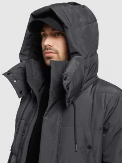 Khujo Vestes Dhiver Veste D’hiver Vivas Homme Gris Foncé -Khujo c97a1e10dc8c70fe3dc015e8ee8e0437