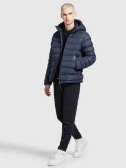 Khujo Vestes Dhiver Veste D’hiver Gamer Homme Bleu Foncé -Khujo cccae24d980c21337e225374819bd4e1