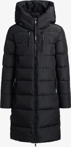 Khujo Manteaux Dhiver Manteau D’hiver Jilias Femme Noir