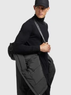Khujo Vestes Dhiver Veste D’hiver Borrow Homme Gris Foncé -Khujo cf3815493c2350a3c41678ee1c8fef84