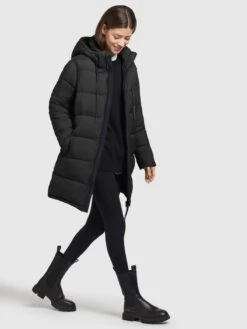 Khujo Manteaux Dhiver Manteau D’hiver Word Femme Noir -Khujo d0d075a182186036a1df4e6af09d9e09