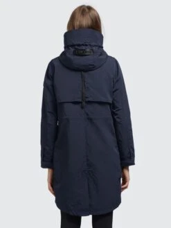 Khujo Manteaux De Mi-saison Manteau Mi-saison Adda2 Femme Bleu Foncé -Khujo d164adca43b7022bd787ba82c2807c4c