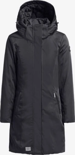 Khujo Manteaux Dhiver Manteau D’hiver Blossom Femme Noir