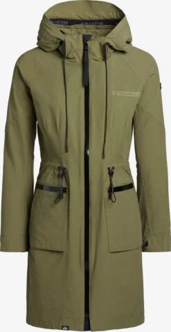 Khujo Parkas Parka Mi-saison Femme Olive
