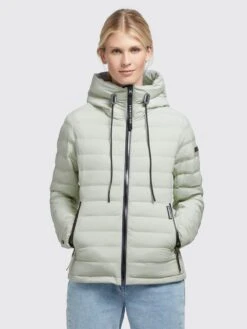 Khujo Vestes De Mi-saison Veste Mi-saison LOVINA4 Femme Vert 3 Khujo Vestes De Mi-saison Veste Mi-saison LOVINA4 Femme Vert -Khujo d613c85567d9e1befbcc7c53591510ed