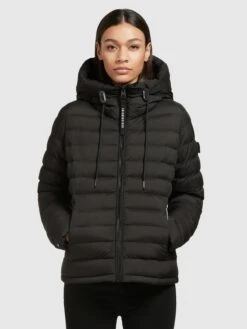 Khujo Vestes De Mi-saison Veste Mi-saison Lovina Femme Noir 3 Khujo Vestes De Mi-saison Veste Mi-saison Lovina Femme Noir -Khujo d866a2c66600a686672b0b4b7cccfe35