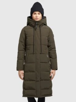 Khujo Manteaux Dhiver Manteau D’hiver Rugg Femme Olive -Khujo d930031734390784a50f728fbdd8e089