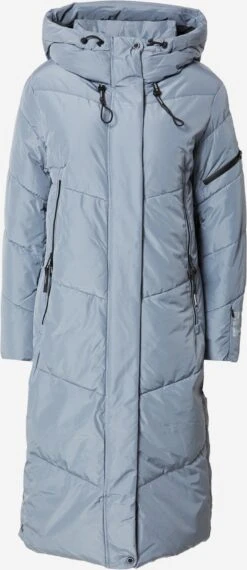 Khujo Manteaux Dhiver Manteau D’hiver Sonje Femme Bleu Clair