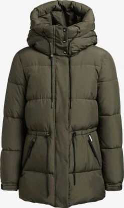 Khujo Vestes Dhiver Veste D’hiver Leviani Femme Vert Foncé