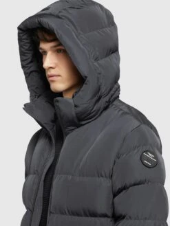 Khujo Vestes Dhiver Veste D’hiver SUMO Homme Gris Foncé -Khujo de2fbd18f3cdaa3017cb1914fe52fbb3