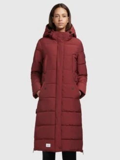 Khujo Manteaux Dhiver Manteau D’hiver Kleo Femme Rouge -Khujo e027f435f4d5302e0819f563f7a11cd8