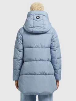 Khujo Vestes De Mi-saison Veste Mi-saison Pheobe Femme Bleu Clair -Khujo e03550b461ff77ca57d2eb1e774ee8d0