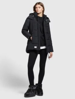 Khujo Vestes Dhiver Veste D’hiver Eunice Femme Noir -Khujo e75719ef78888026403a8b5f8110b450
