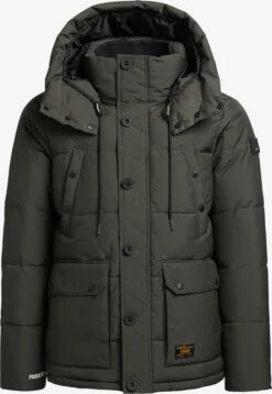 Khujo Vestes Dhiver Veste D’hiver Primero Homme Kaki