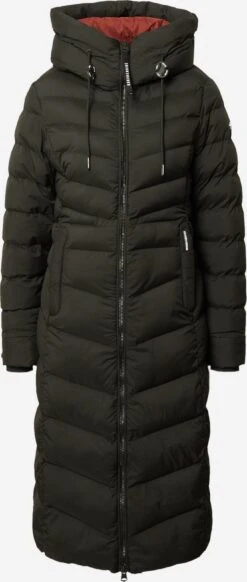 Khujo Manteaux Dhiver Manteau D’hiver Ingram Femme Noir