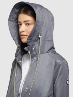Khujo Parkas Parka Mi-saison ONDA2 Femme Bleu-gris 7 Khujo Parkas Parka Mi-saison ONDA2 Femme Bleu-gris -Khujo ee530576a8e528a0b18ded400b300ddc