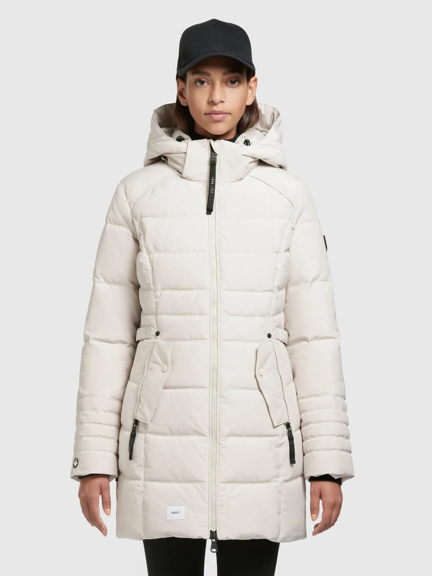 Manteaux courts Manteau mi-saison Amary Femme blanc cassé Khujo Manteaux Courts Manteau Mi-saison Amary Femme Blanc Cassé -Khujo f041c7306ed91e303d1ebc327e863db2 scaled