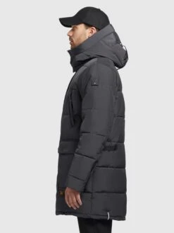 Khujo Vestes Dhiver Veste D’hiver Vivas Homme Gris Foncé -Khujo f290bb8de8dd030b67983b665be2a3b5
