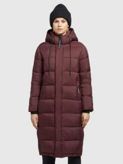 Khujo Manteaux Dhiver Manteau D’hiver Julina Femme Rouge Foncé 5 Khujo Manteaux Dhiver Manteau D’hiver Julina Femme Rouge Foncé -Khujo f5f90b2c8e36fc1dc6961dc215829f2b