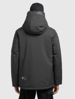 Khujo Vestes Dhiver Veste D’hiver Borrow Homme Gris Foncé -Khujo f698fcaf5356042f246d9eb603e33206