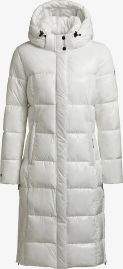 Khujo Manteaux Dhiver Manteau D’hiver Tonka Femme Blanc Cassé